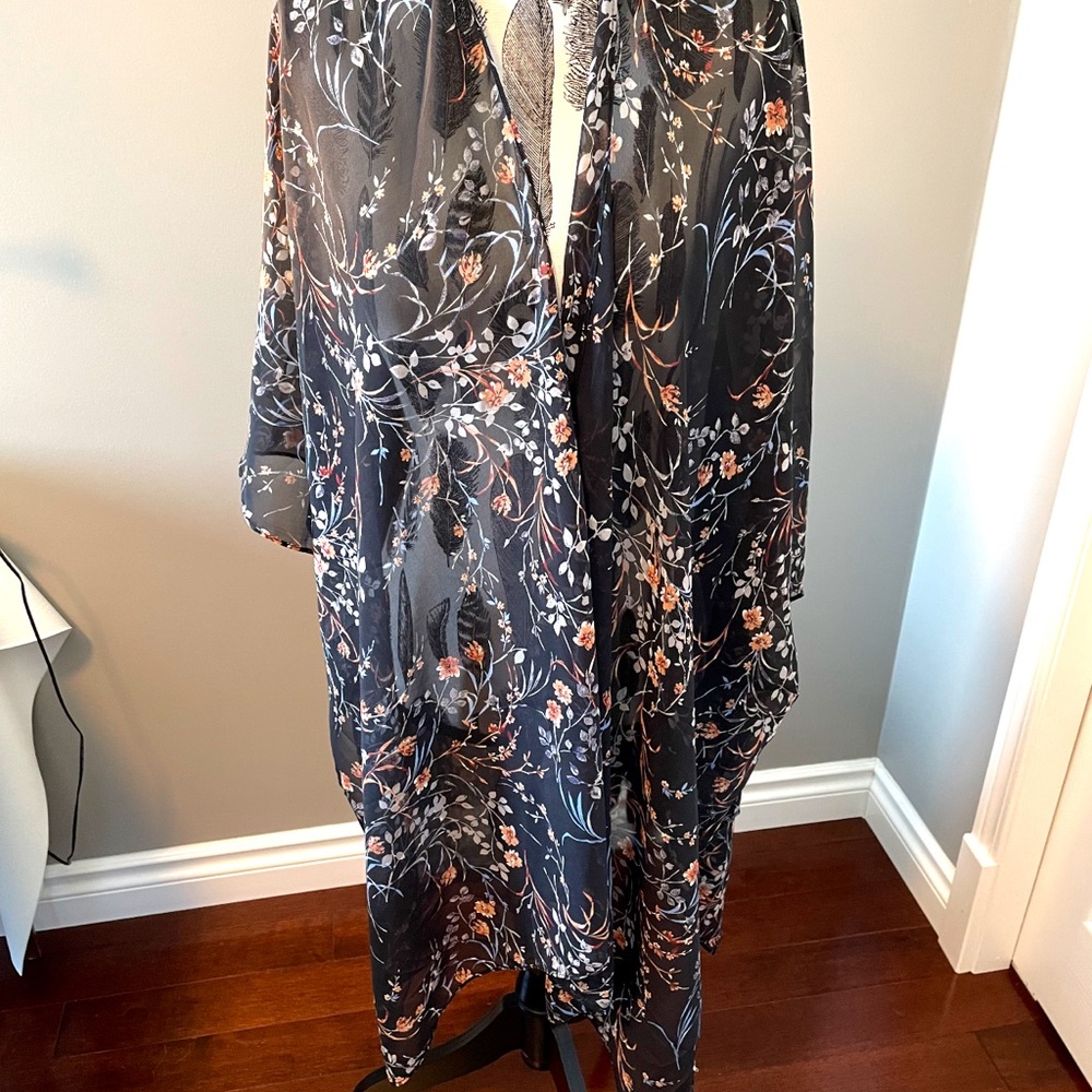 Floral Sheer Kimono